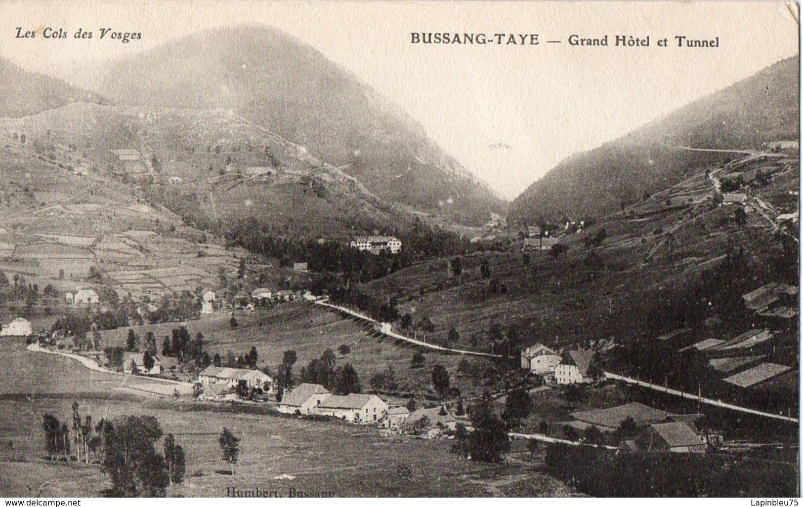 CP 88 Vosges Bussang Col De Grand Hôtel Et Tunnel Les Cols Des - Col De Bussang