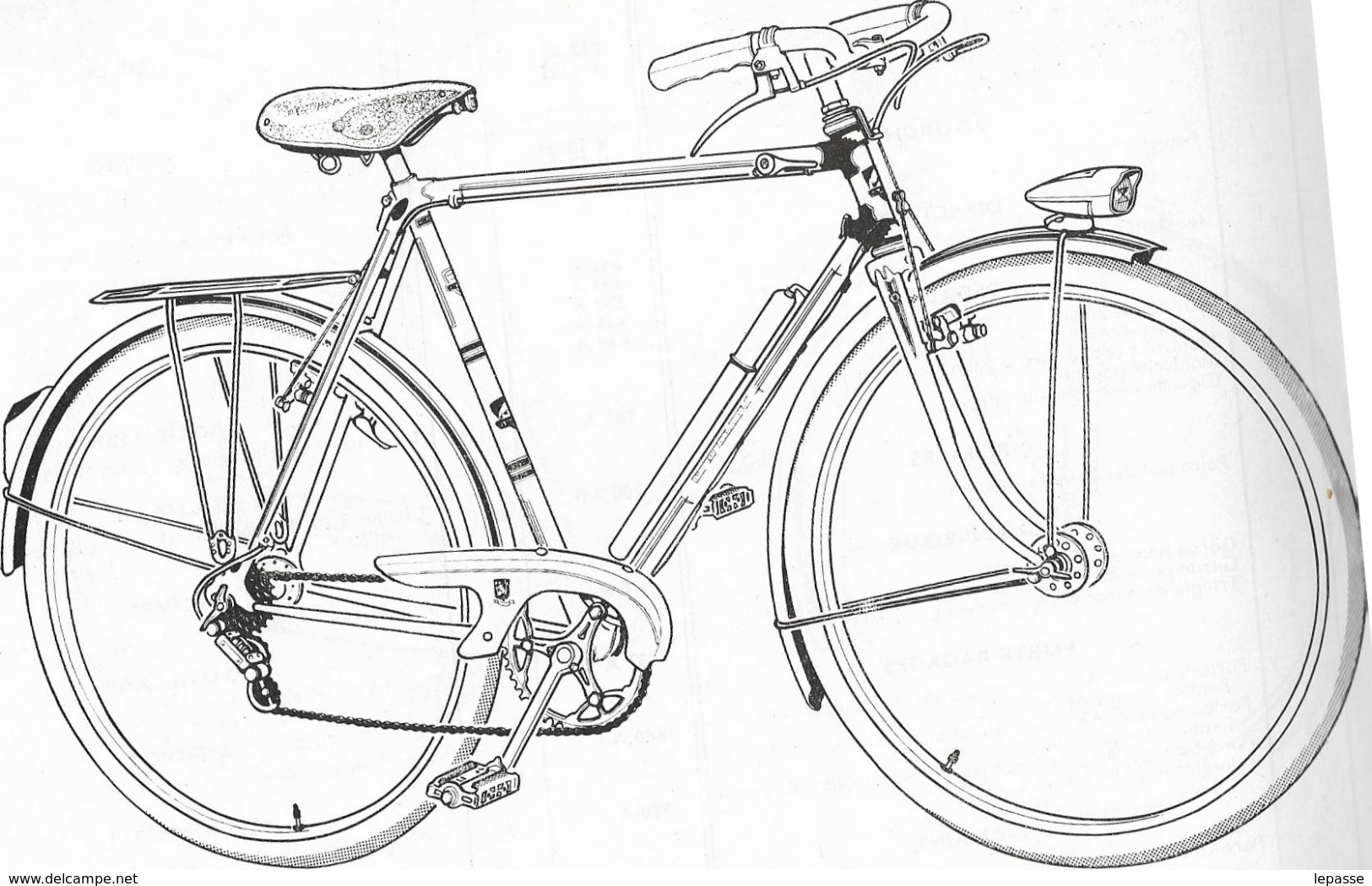 CATALOGUES BICYCLETTE CYCLES PEUGEOT PIECES DETACHEES AUDINCOURT 25 1963/1964 - Cyclisme