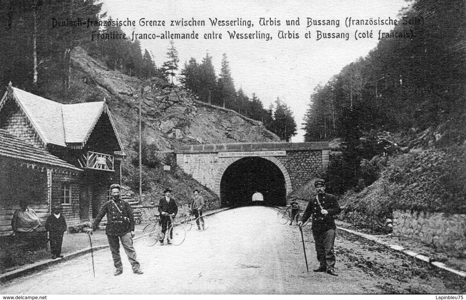 CP 88 Vosges Bussang Wesserling Urbis Frontière Franco-allemande - Col De Bussang