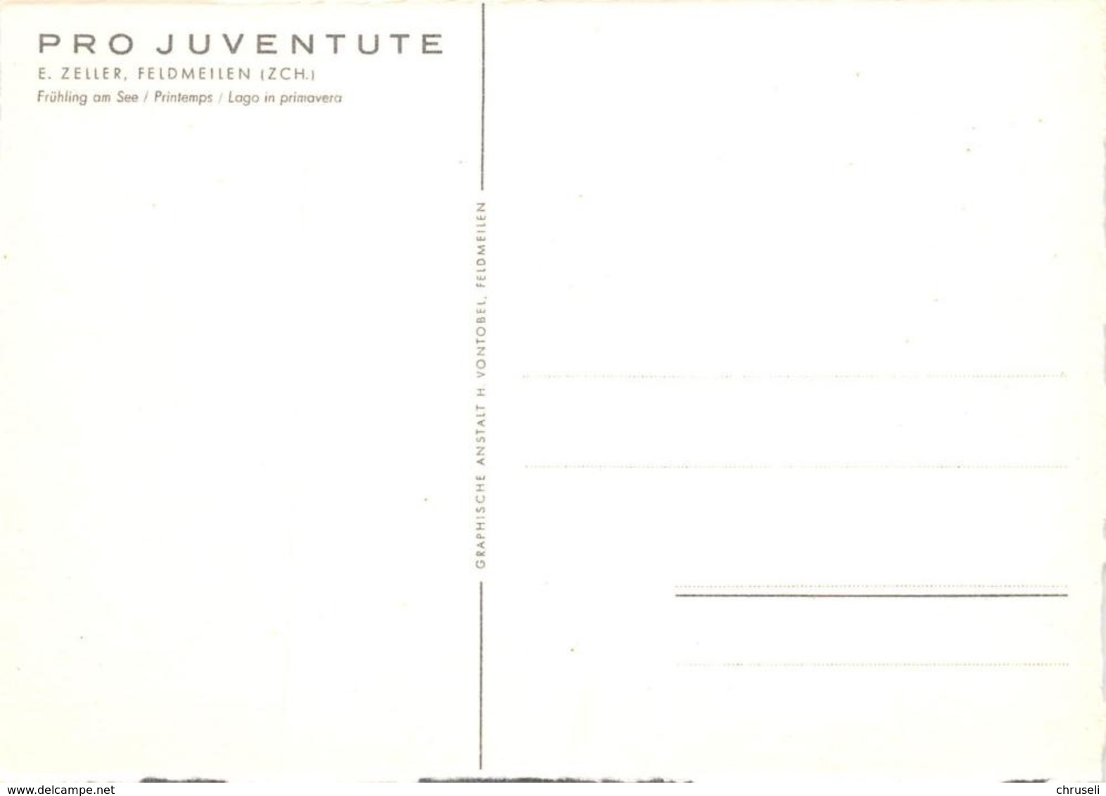 Pro Juventute Serie Nr.195-199  Eugen Zeller