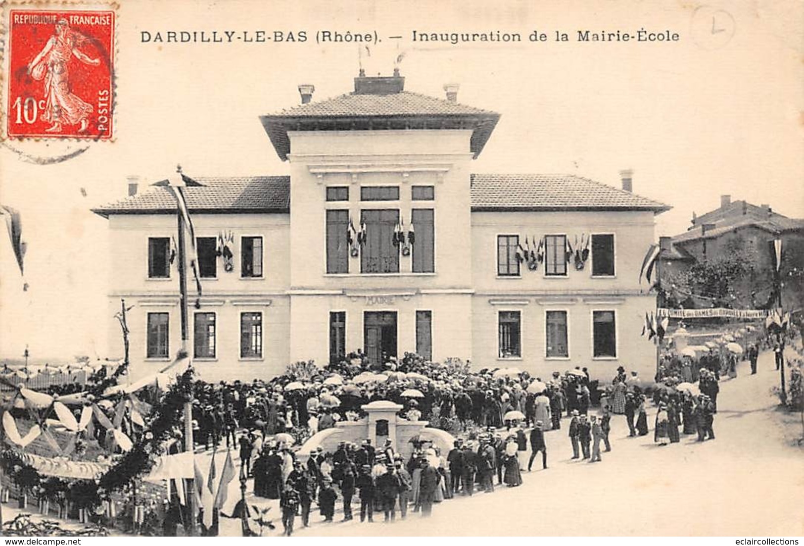 Dardilly         69       Inauguration De La Mairie Ecole              (voir Scan) - Beaujeu