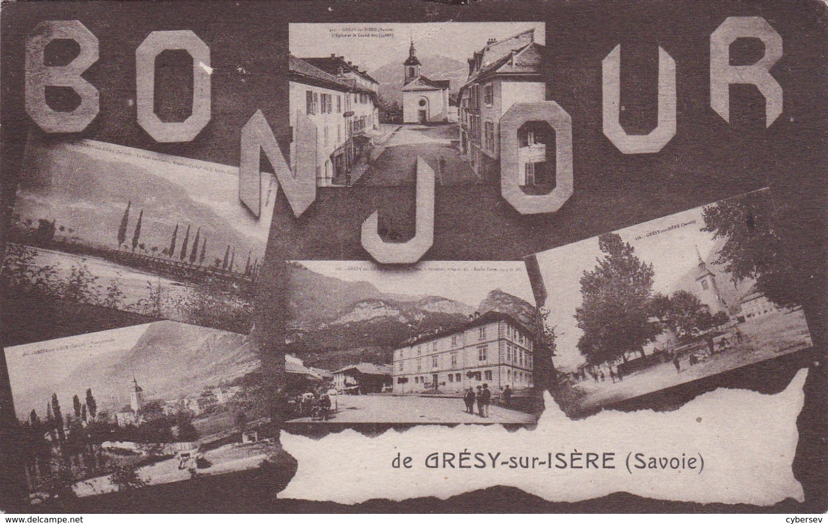 GRESY-sur-ISERE - Carte-Multi-vues - Gresy Sur Isere