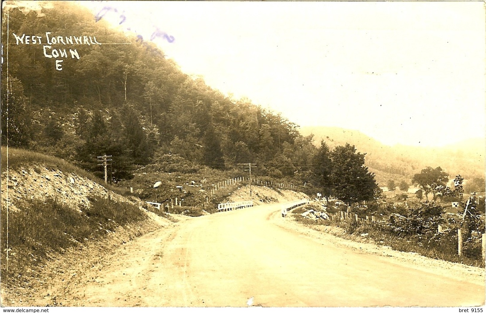 ETATS UNIS CARTE PHOTO WEST CORNWALL VILLE SITUEE DANS LE COMTE DE LITCHFIELD - Altri & Non Classificati