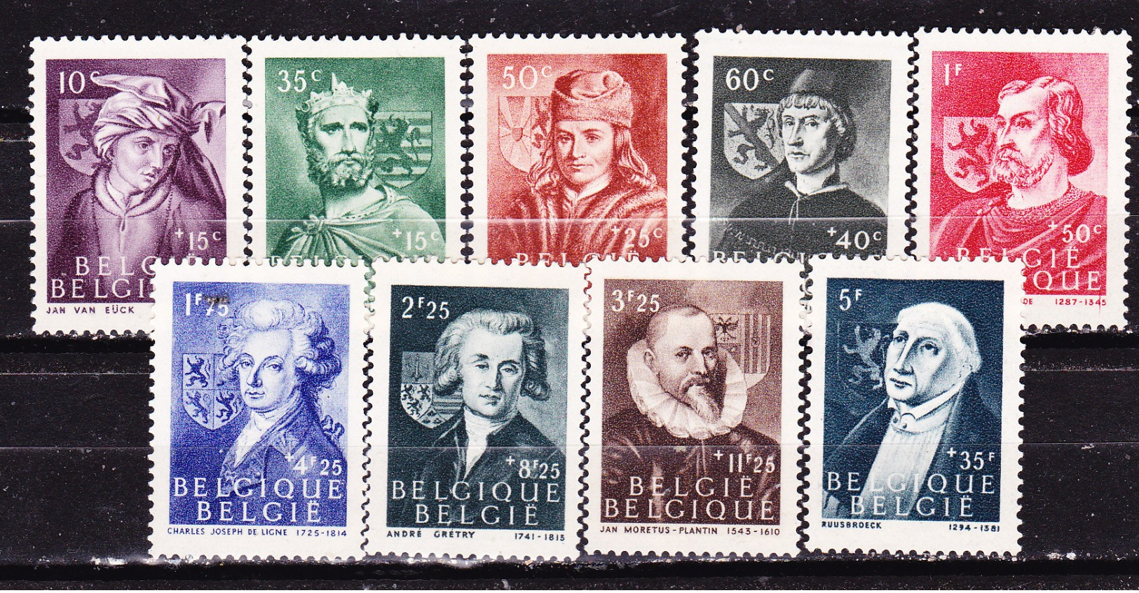 Belgio 1944 Prigionieri Di Guerra    Serie Completa MNH** - Unused Stamps