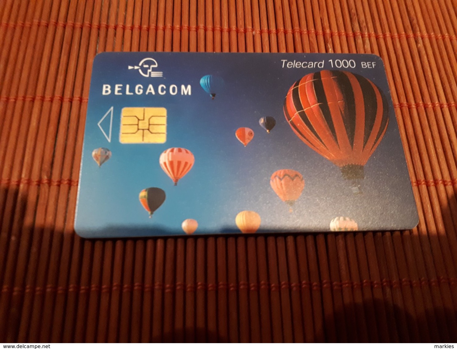 Phonecard Airballon 1000 BEF Used  MI 28.02.2003 Low Issue - Met Chip