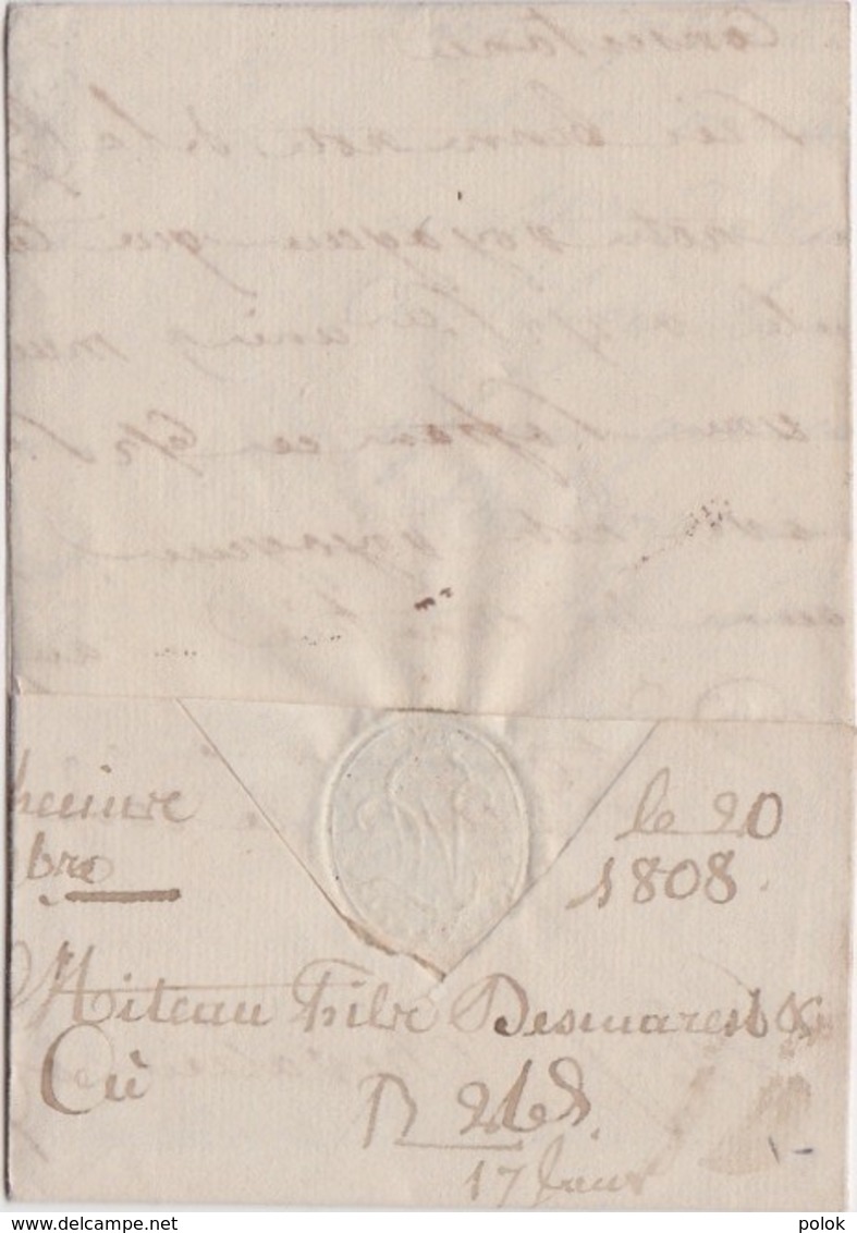 Bt - Lettre REIMS 1808 - 1801-1848: Precursori XIX