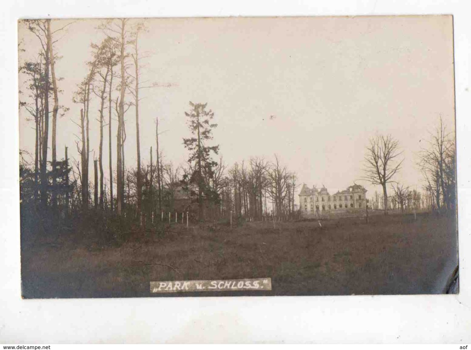 7592 Château Blanc HOLLEBEKE Carte Photo - Ieper