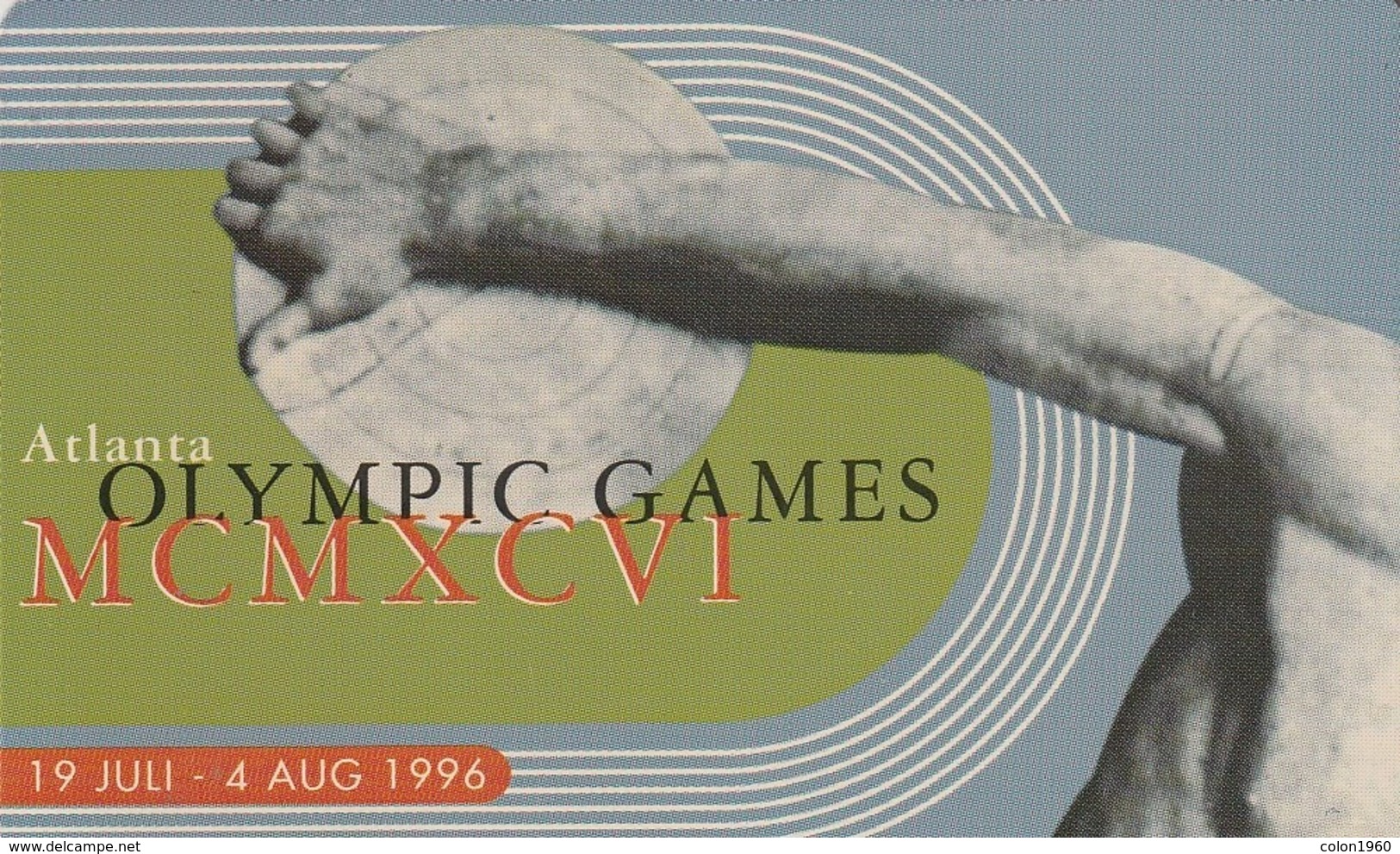 HOLANDA. Olympic Games. 1996. Tirada 15000 Ex. TB010. (087) - Juegos Olímpicos