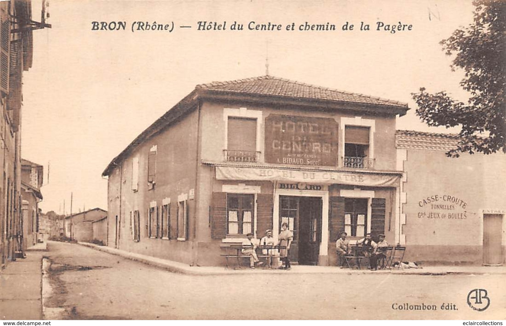 Bron          69       Hôtel Du Centre Et Chemin De La Pagère             (voir Scan) - Bron