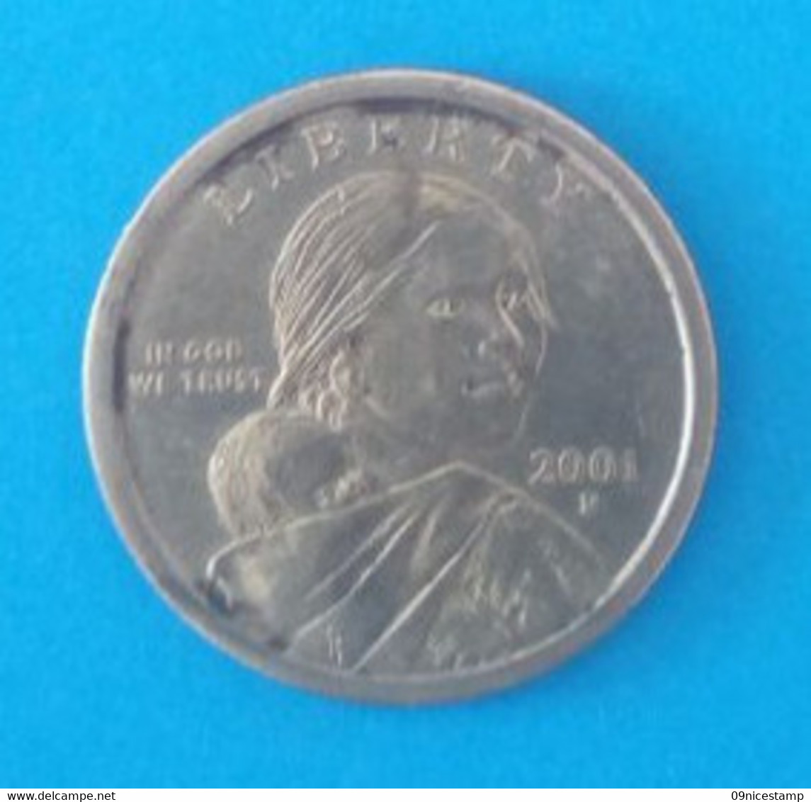 1 Dollar Coin From America, Year 2003, Used - 2000-…: Sacagawea