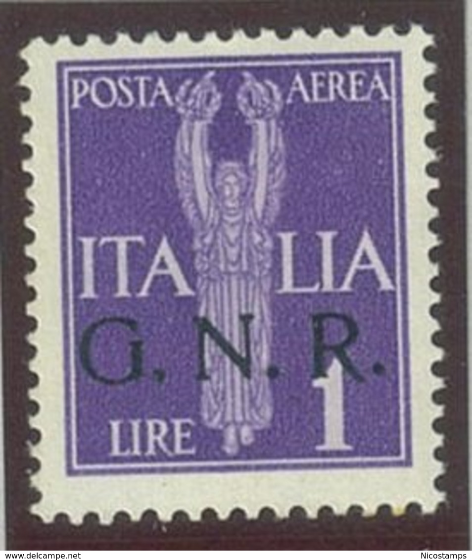 ITALIA REPUBBLICA SOCIALE ITALIANA (R.S.I.) SASS. P.A. 121cab  NUOVO - Airmail