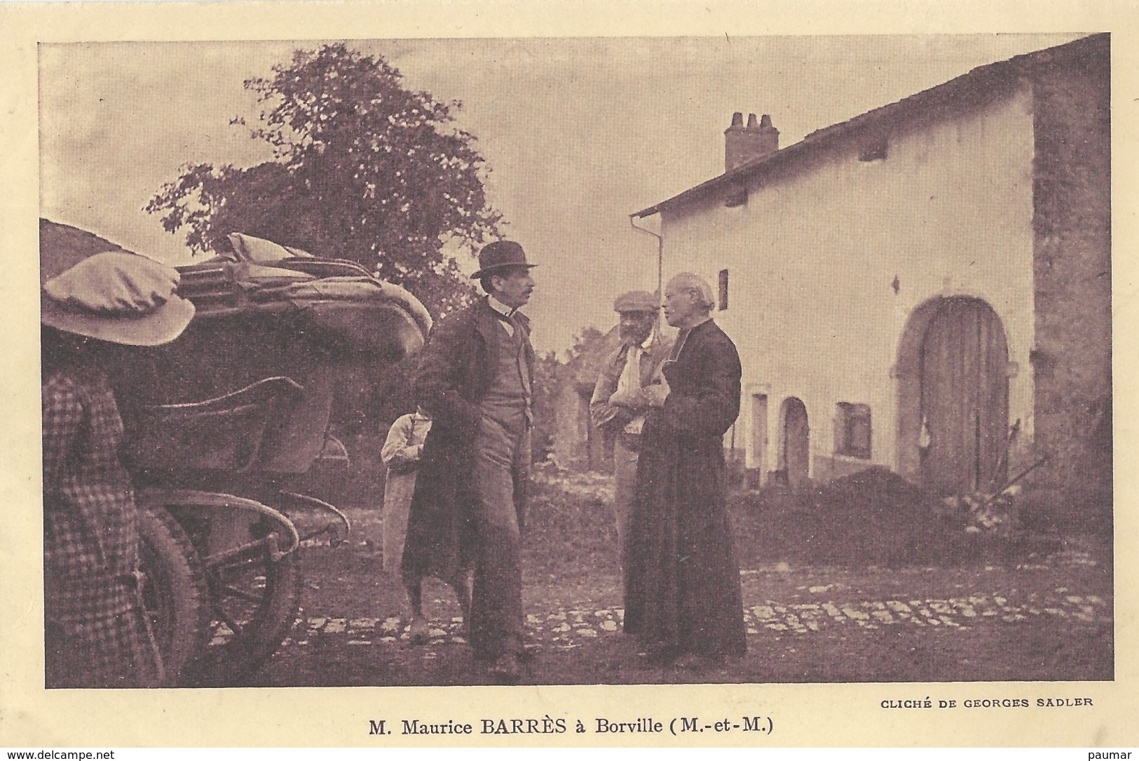 Borville  M.Maurice Barrés En Visite - Vandoeuvre Les Nancy