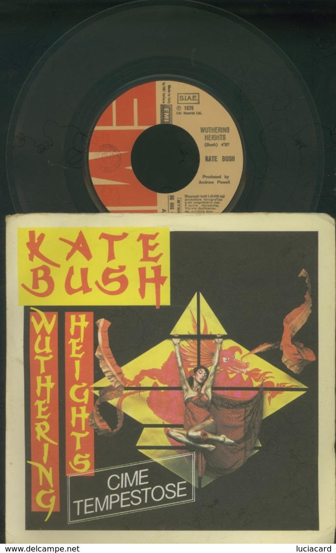 KATE BUSH -WUTHERING HEIGHTS --KITE -DISCO VINILE 45 GIRI - Dance, Techno & House