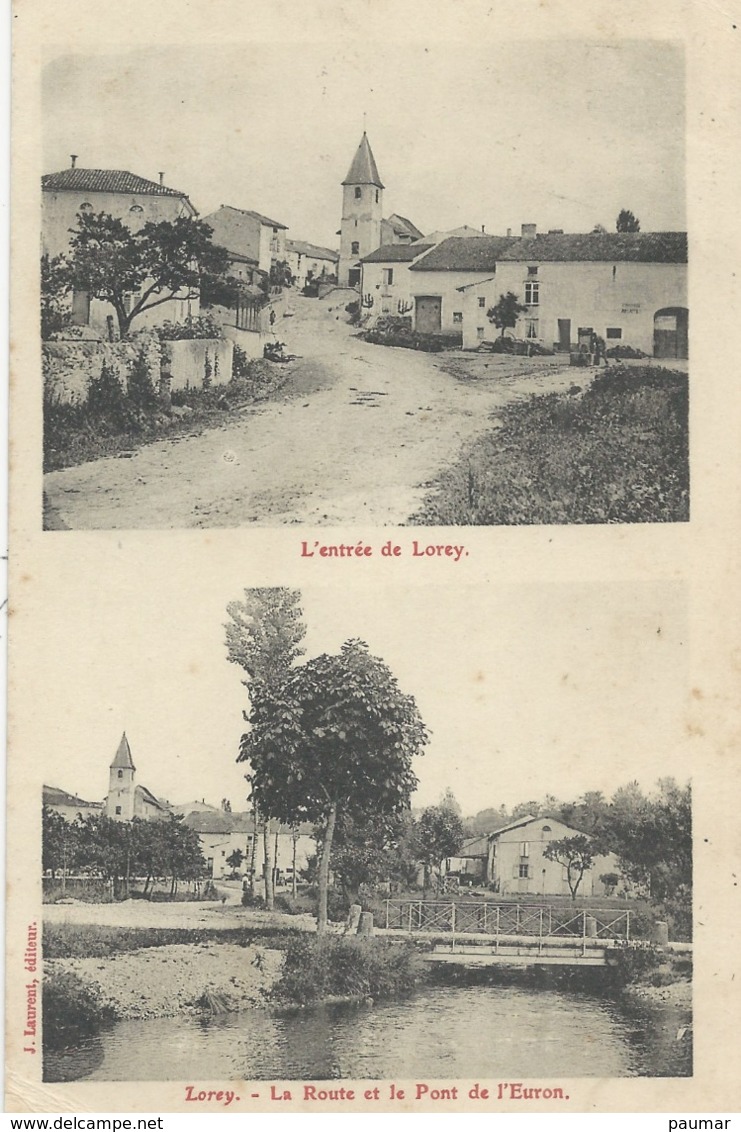 Lorrey     L'Entrée Et La Route Et Lla Route De L'Euron - Vandoeuvre Les Nancy