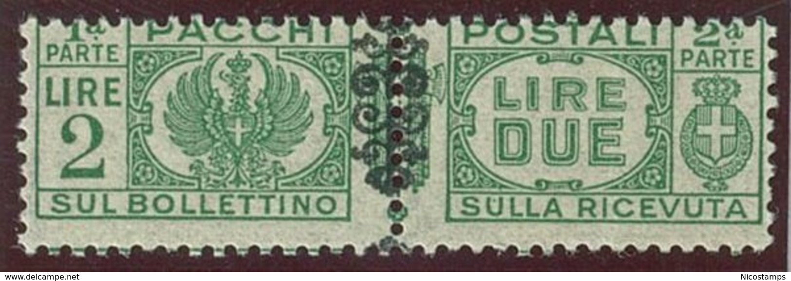 ITALIA LUOGOTENENZA  SASS. P.P. 55ba   NUOVO - Postal Parcels