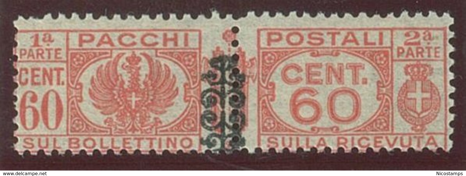 ITALIA LUOGOTENENZA  SASS. P.P. 53bb   NUOVO - Postal Parcels