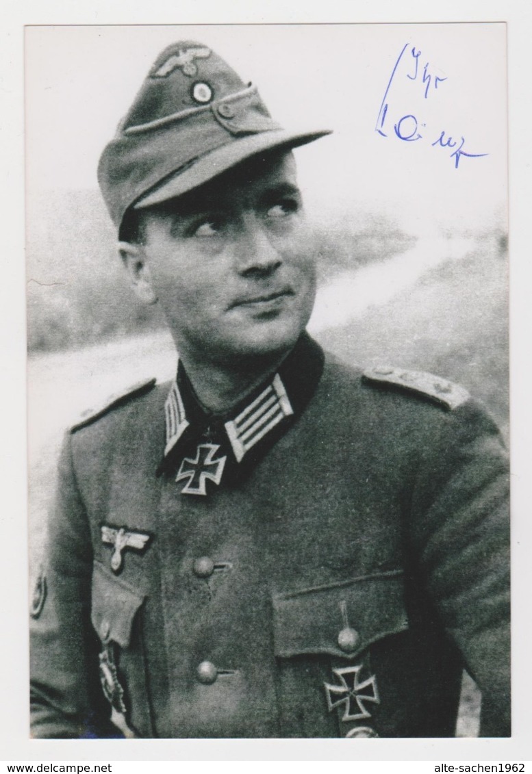 RITTERKREUZTRÄGER - Foto - Mit Autogramm - 1939-45