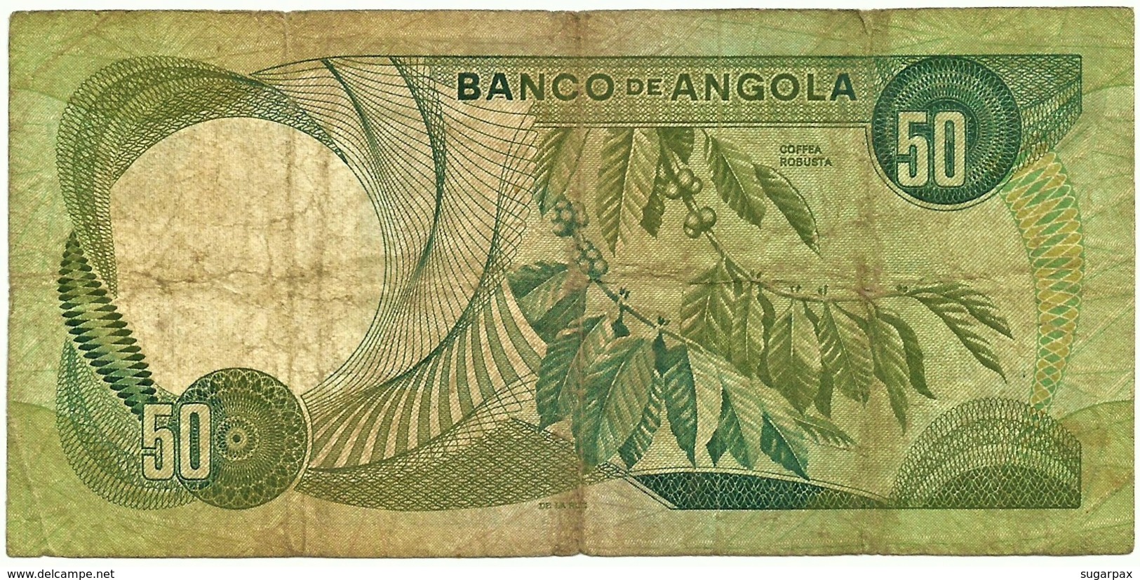 Angola - 50 Escudos - 24.11.1972 - Pick 100 - Série AQ - Marechal Carmona - PORTUGAL - Angola