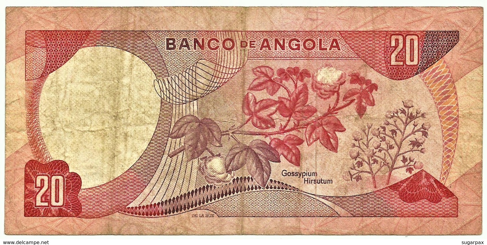 Angola - 20 Escudos - 24.11.1972 - Pick 99 - Série UB - Marechal Carmona - PORTUGAL - Angola