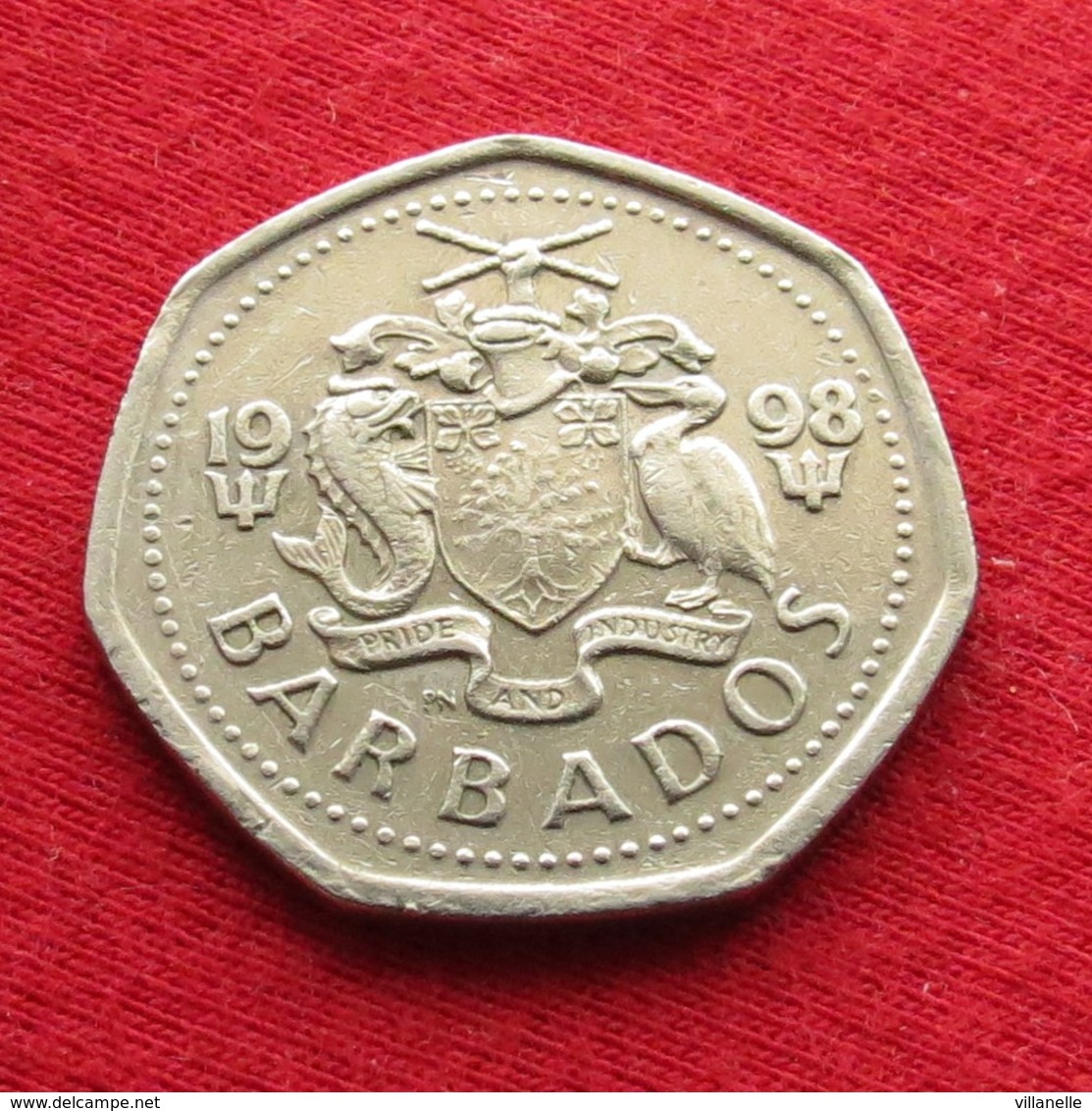 Barbados 1 One Dollar 1998 KM# 14.2  Barbades Barbade - Barbados