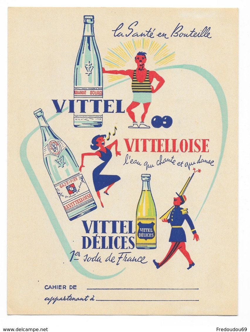 Ancien Protége Cahier Vittel - V