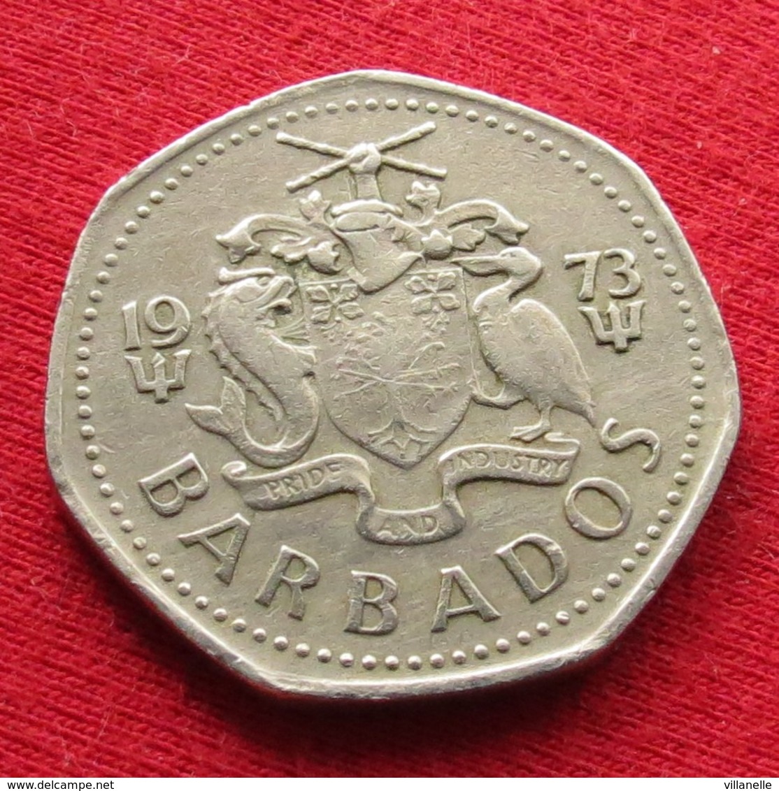 Barbados 1 One Dollar 1973 KM# 14.1  Barbades Barbade - Barbados