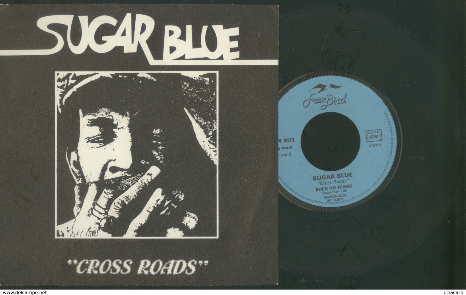 SUGAR BLUE -CROSS ROADS -PONTIAC -SHED NO TEARS -DISCO VINILE - Jazz