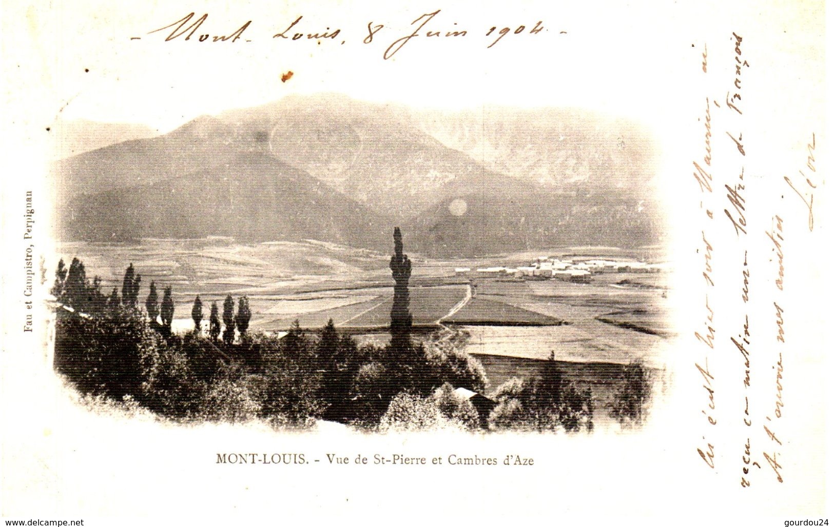 MONT-LOUIS - Vue De St Pierre Et Cambre D'Aze - Sonstige & Ohne Zuordnung