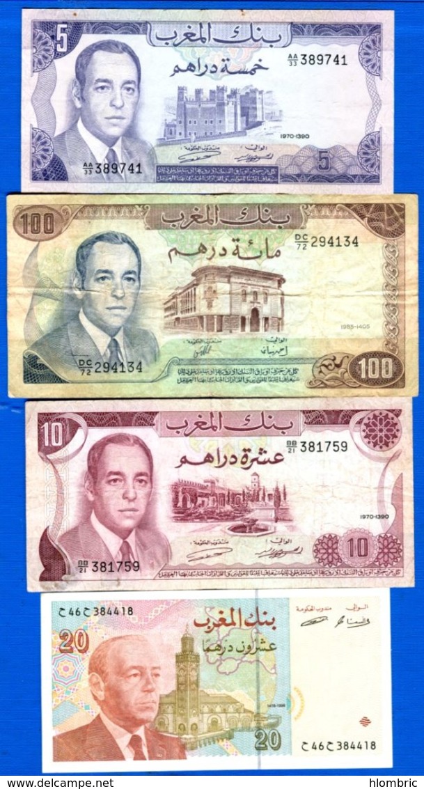 Maroc 4  Billets - Marokko