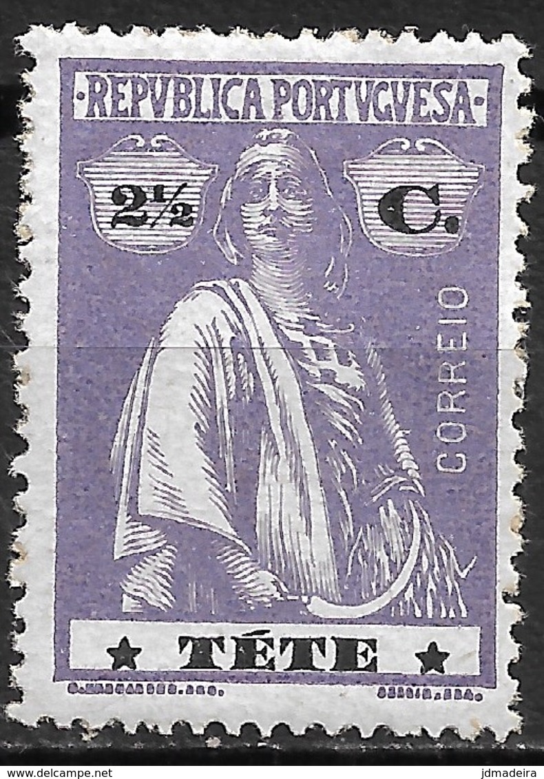 Tete – 1914 Ceres Type 2 1/2 Centavos - Tete