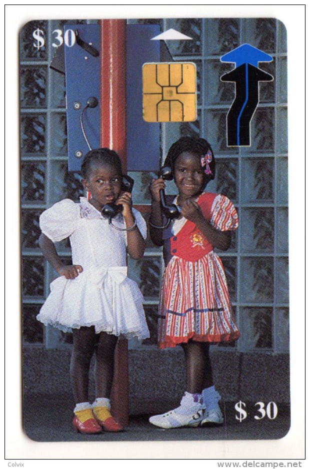 ZIMBABWE REF MV CARDS ZIM-20 30$ NATASHA & TADIVA 3 10/99 - Zimbabwe