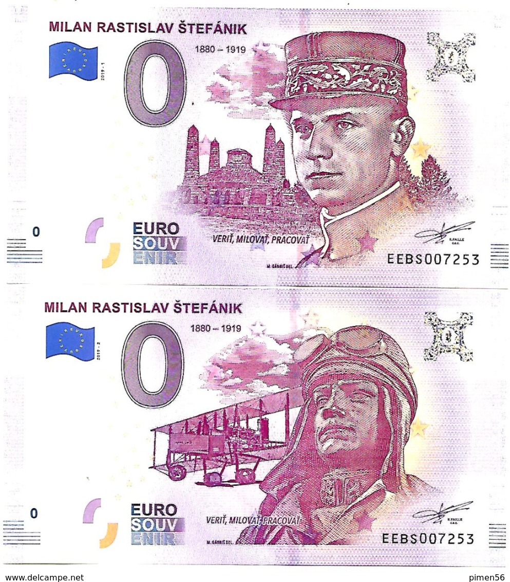 RARE : SLOVAKIA , 0 EURO SOUVENIR - LOT STEPANIK 2019 - UNC - Slowakije