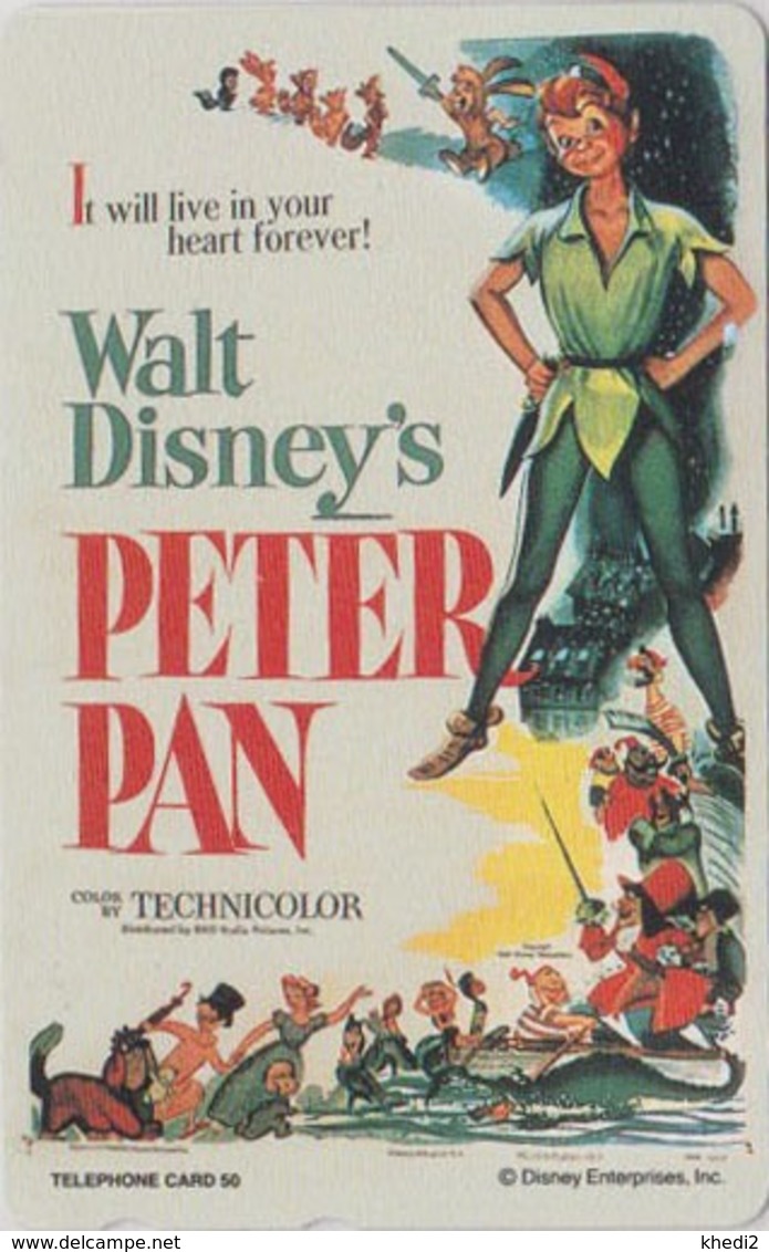 TC NEUVE Japon  / 110-191461 - DISNEY - Série MOVIE POSTER COLLECTION F4 - PETER PAN - Japan MINT Pc / Escrime Fencing - Disney