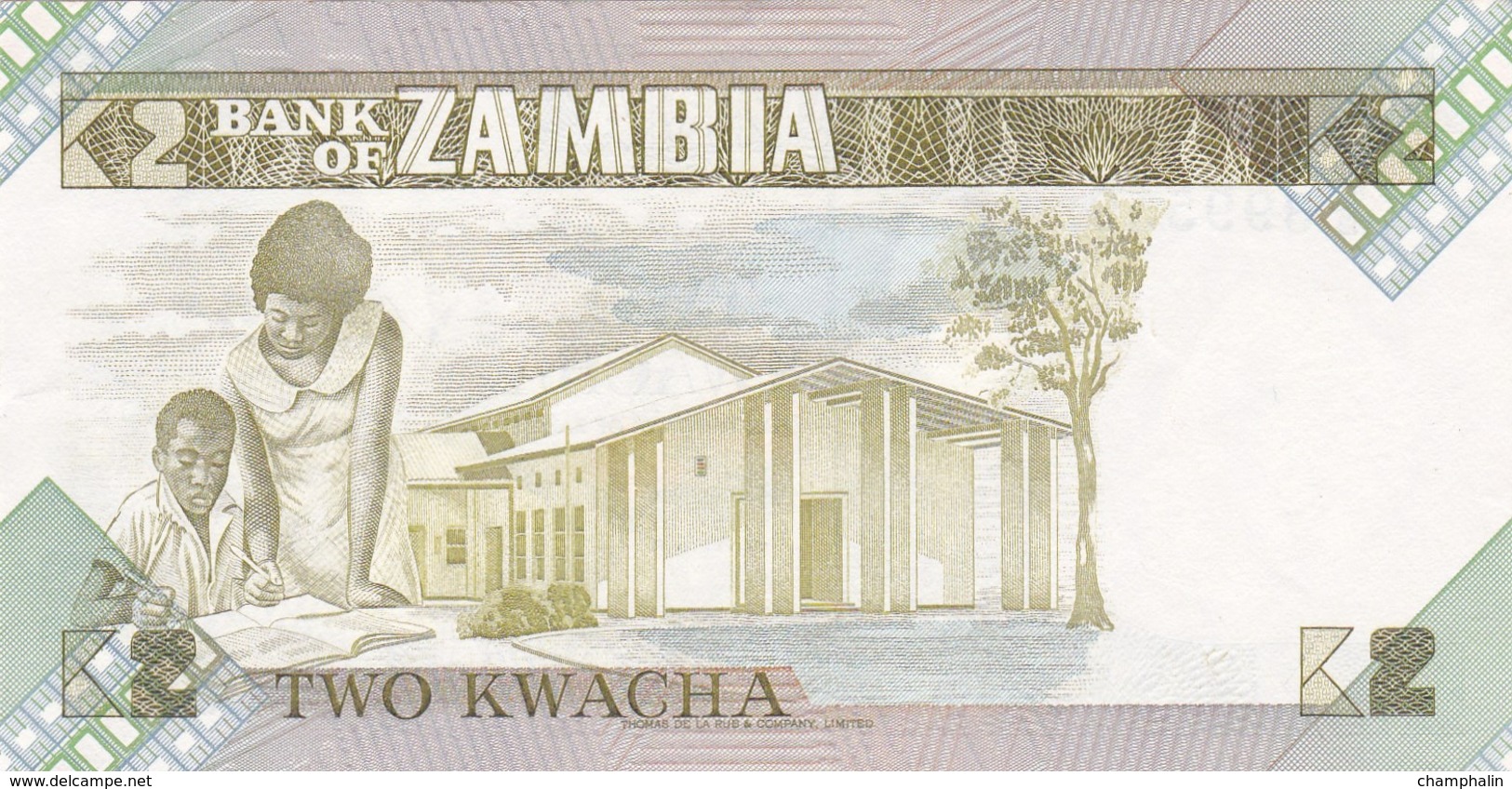 Zambie - Billet De 2 Kwacha - Neuf - Zambia