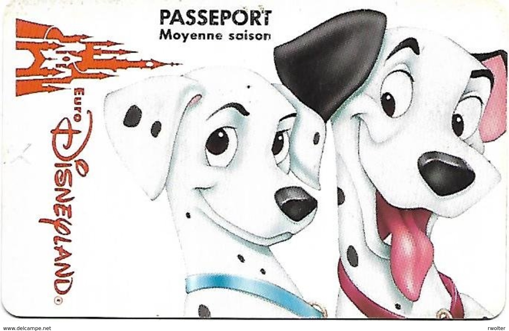 @+ Passeport EuroDisneyland Paris - Dalmatiens - Disney-Pässe