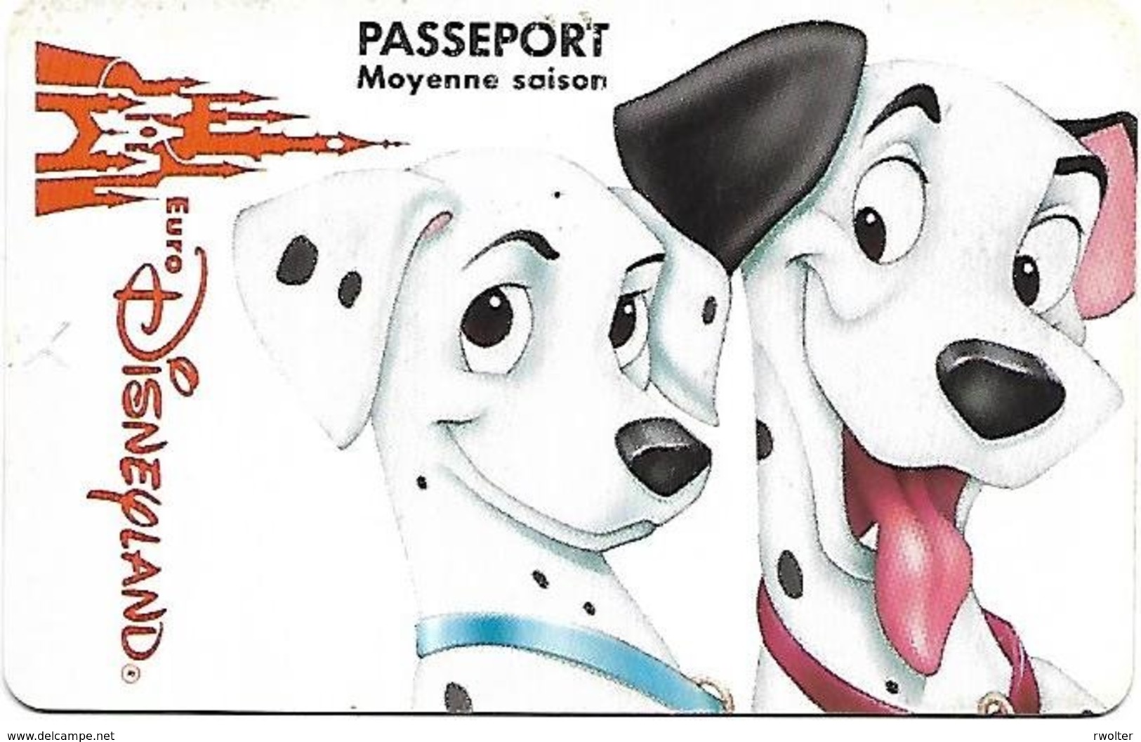 @+ Passeport EuroDisneyland Paris - Dalmatiens - Toegangsticket Disney