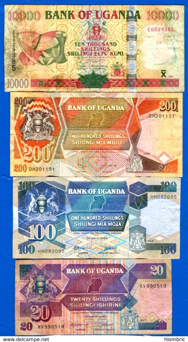 Ouganda  8  Billets - Oeganda