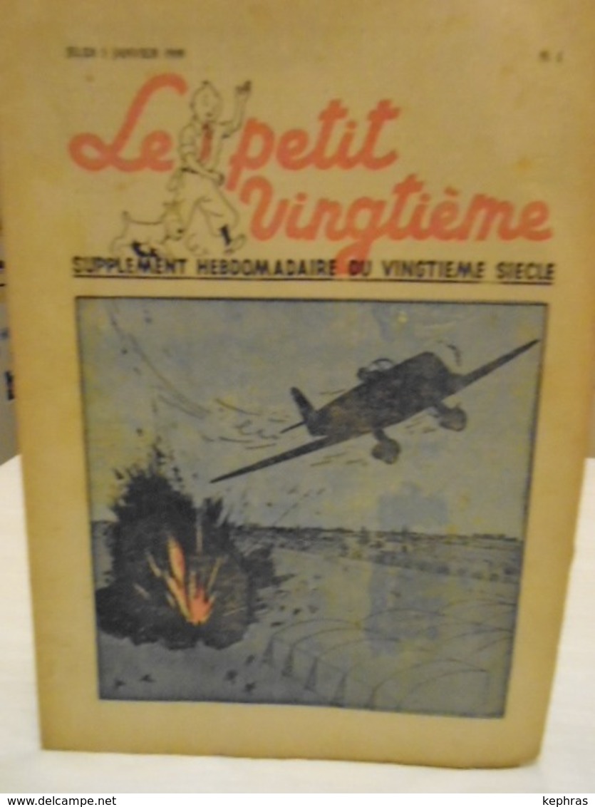 -HERGE - TINTIN - Le Petit Vingtième - N° 1 - 5 Janvier 1939 - Bon Etat - QQ Petits Défauts - Hergé