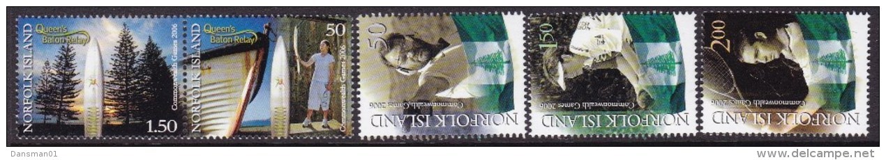 Norfolk Island 2006 Commonwealth Games Sc 866-69 Mint Never Hinged - Isola Norfolk