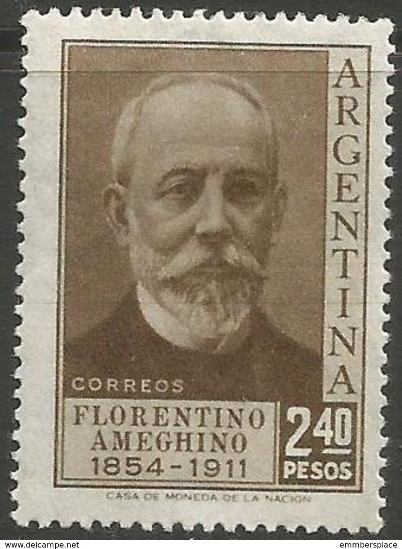 Argentina - 1956 Florentino Ameghino MNH *   Sc 658 - Unused Stamps