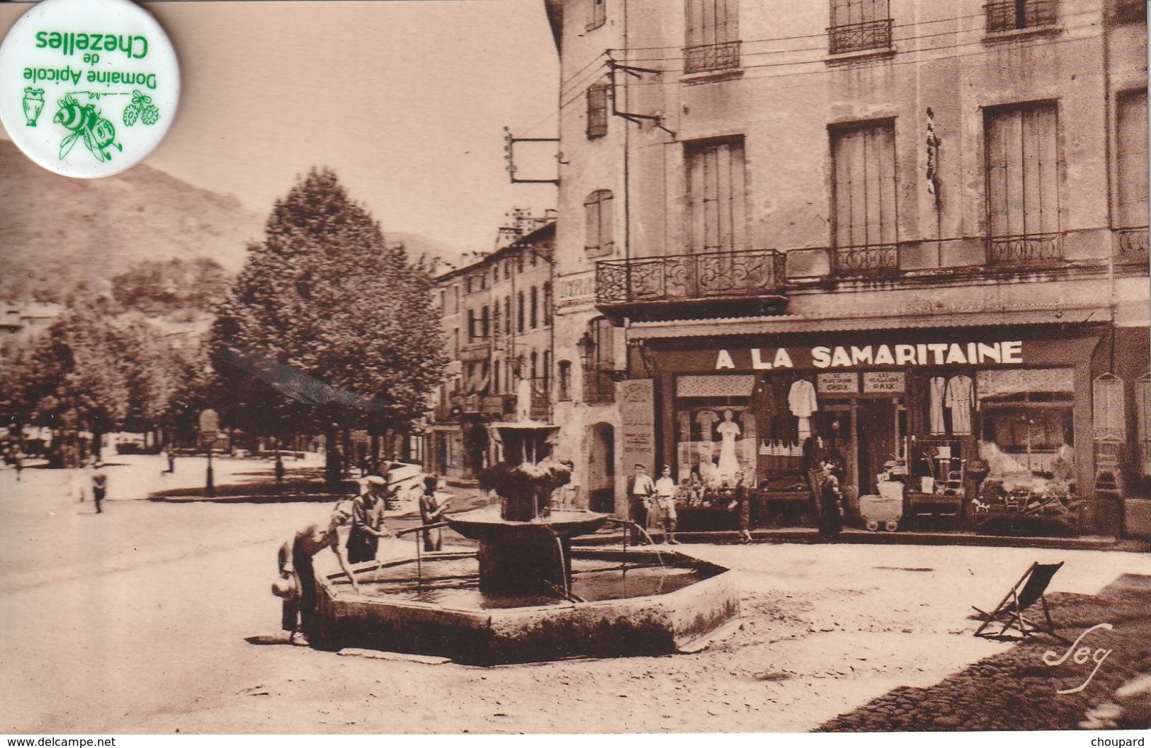 30 - Carte Postale Ancienne DeLE VIGAN    Magasin De La Samaritaine - Le Vigan