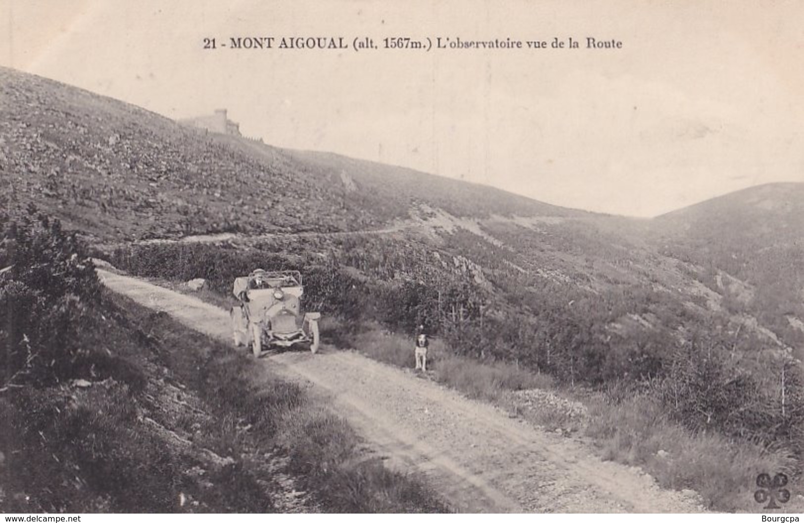 Mont Aigoual L'observatoire Vue De La Route - Other & Unclassified