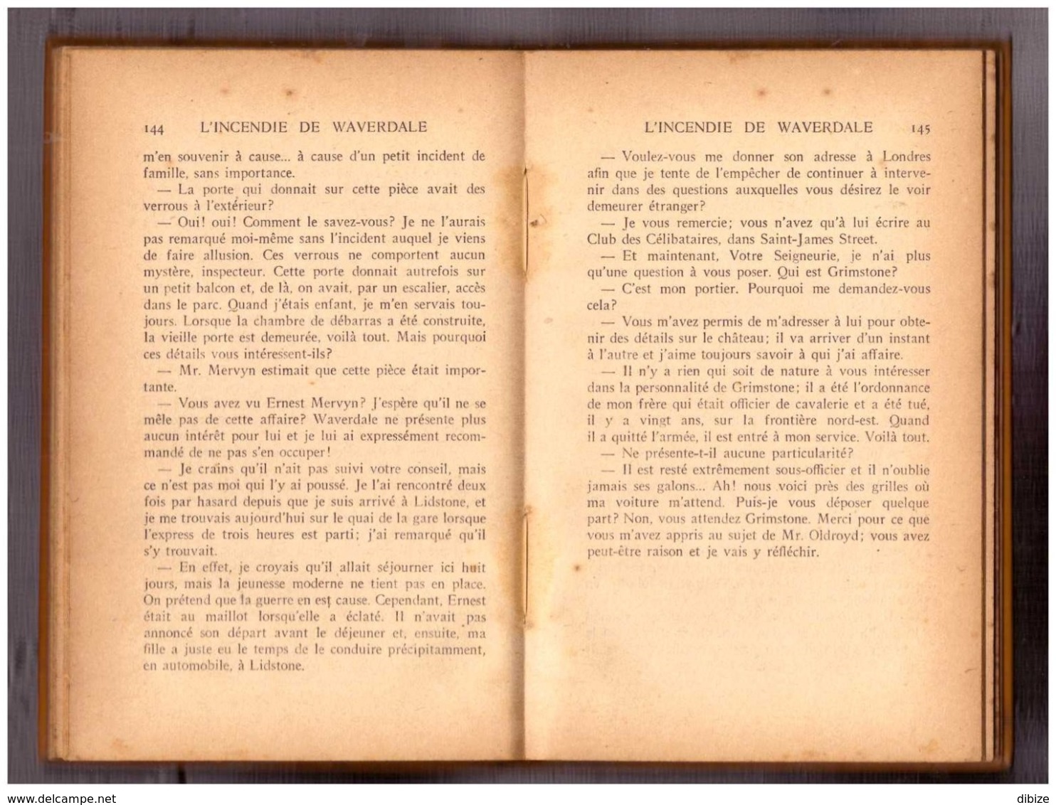 Roman. H. Maynard SMITH. L'incendie De Waverdale. Le Masque N° 123. 1932. Edition Originale Cartonnée. - Le Masque