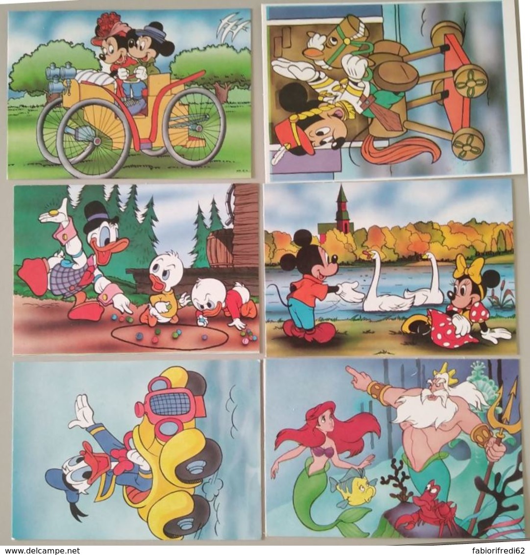 LOTTO 6 CALENDARIETTI  (BK468 - Formato Piccolo : 1991-00