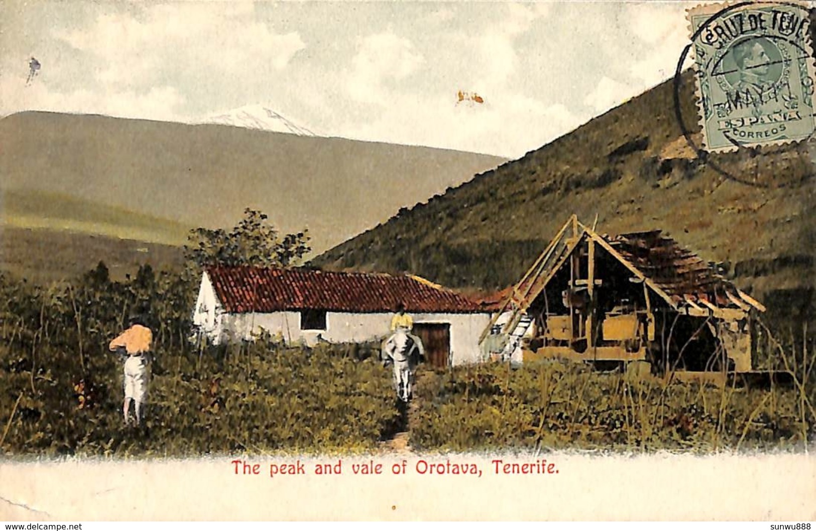 The Peak And Vale Of Orotava, Tenerife (1911, Animation, Colors) - Tenerife