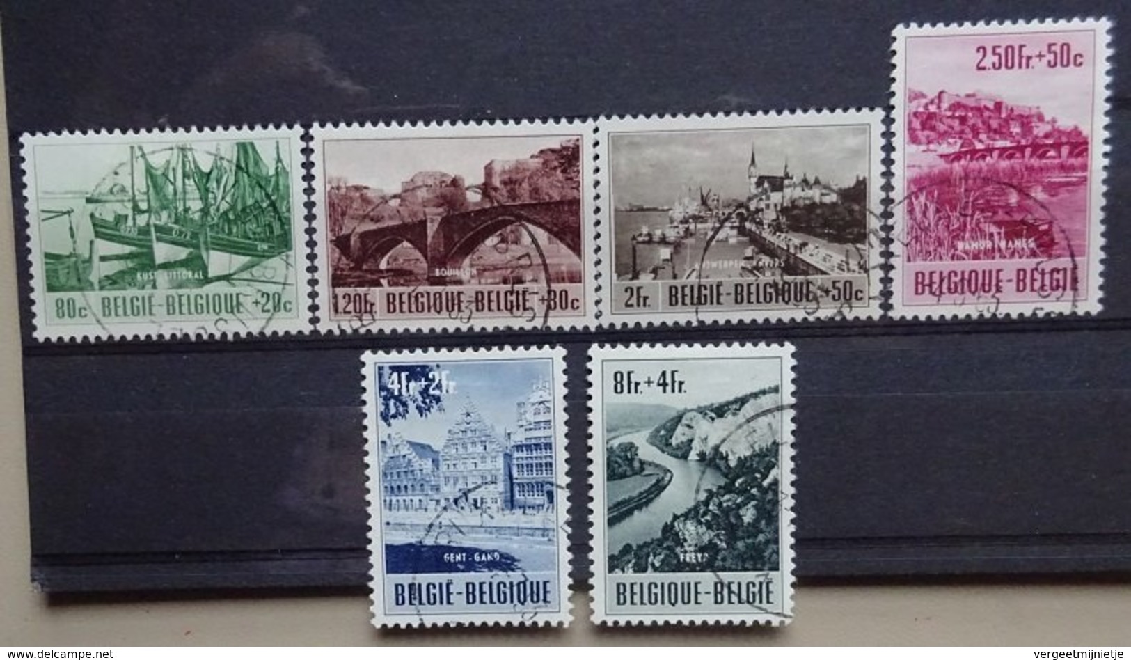 BELGIE  1953    Nr. 918 - 923    Gestempeld   CW  43,00 - Gebraucht