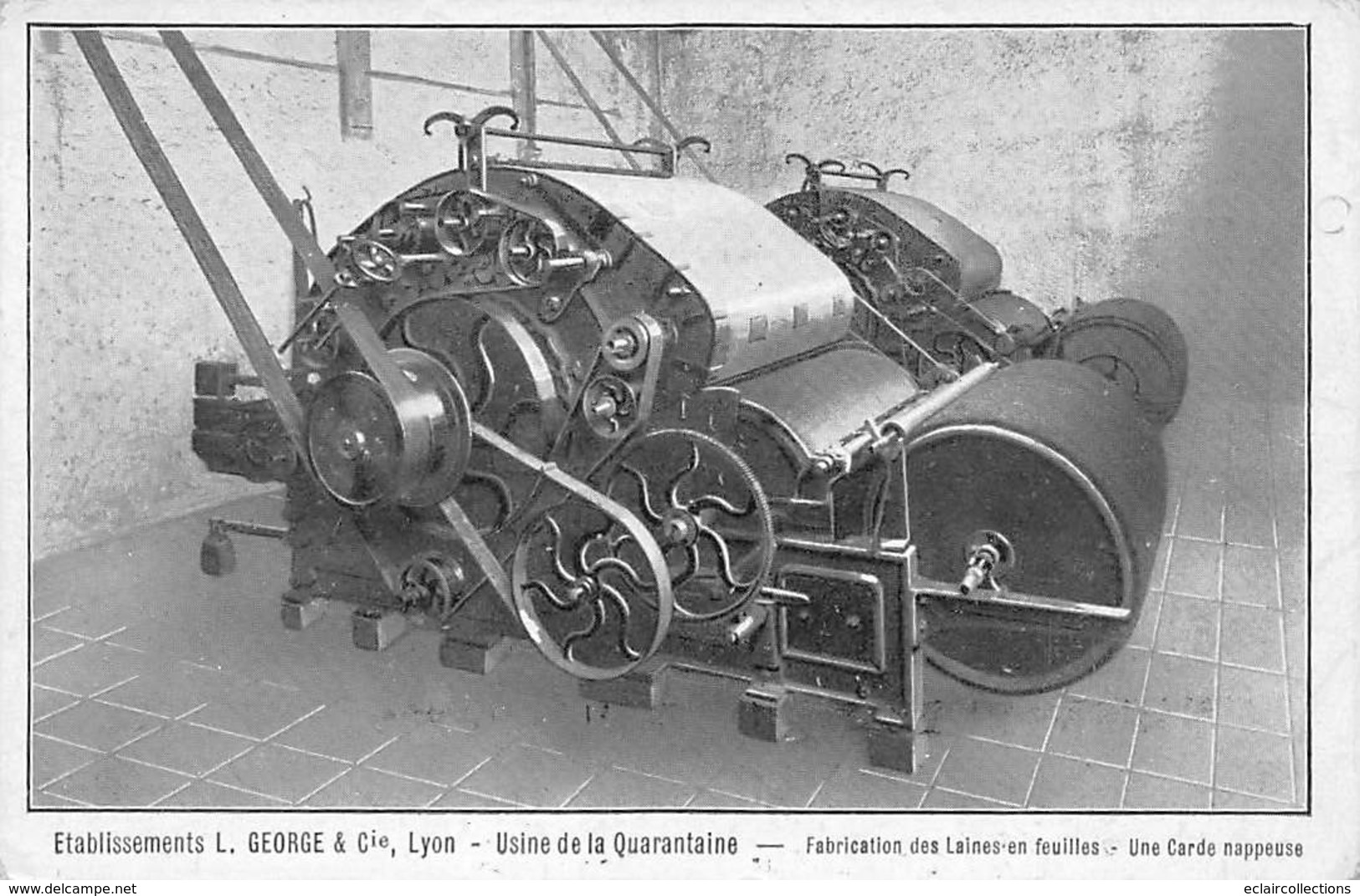 Lyon          69   Lot De 3 Cartes Usine De La Quarantaine Atelier Fabrication Plumes Et  Duvet            (voir Scan) - Sonstige & Ohne Zuordnung