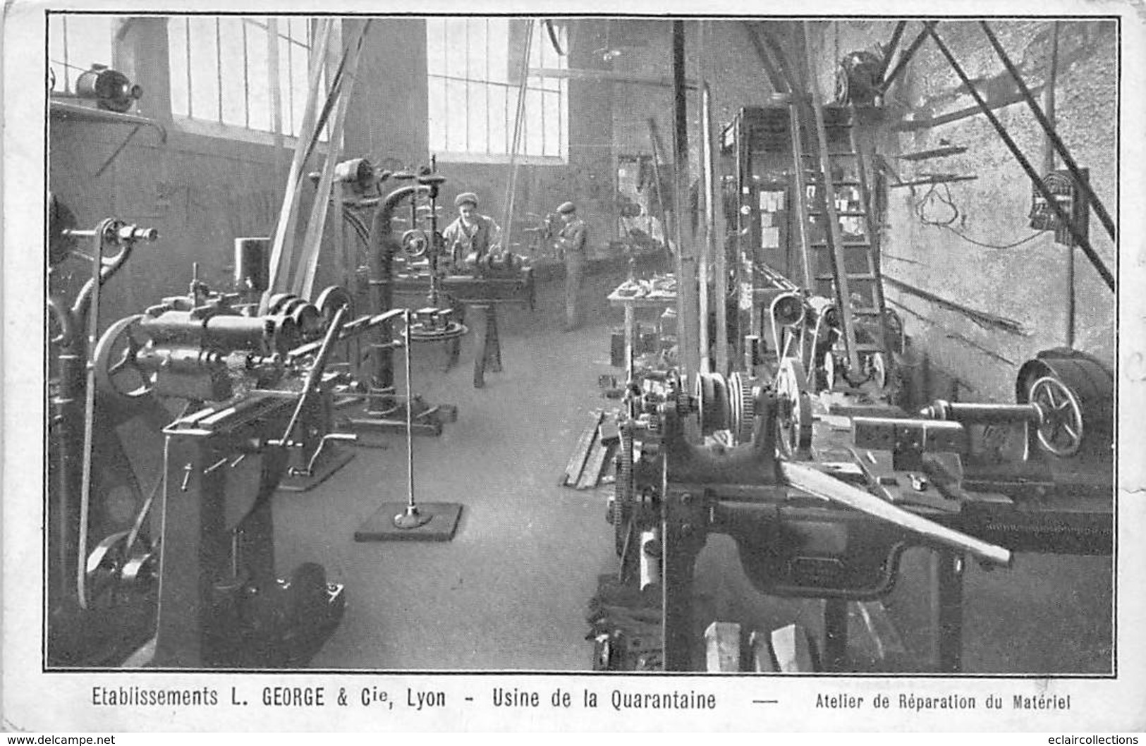 Lyon          69   Lot De 3 Cartes Usine De La Quarantaine Atelier Fabrication Plumes Et  Duvet            (voir Scan) - Autres & Non Classés