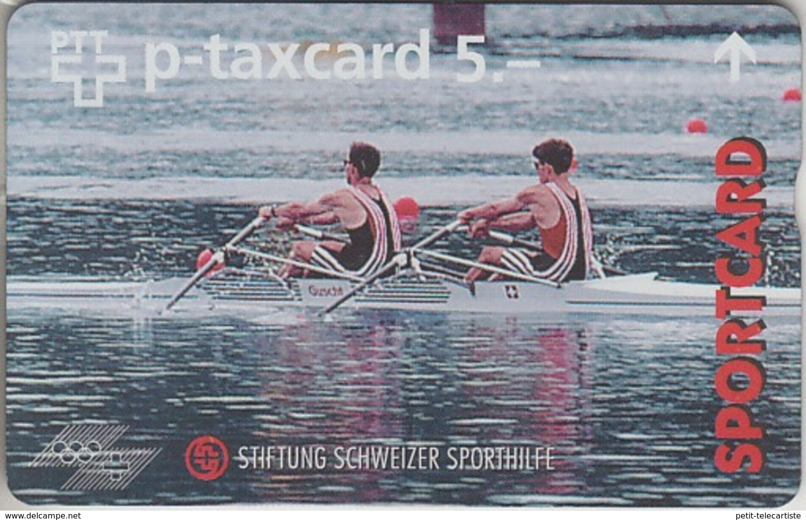 SUISSE - PHONE CARD - TAXCARD-PRIVÉE  *** SPORTCARD & AVIRON / 2 *** - Schweiz