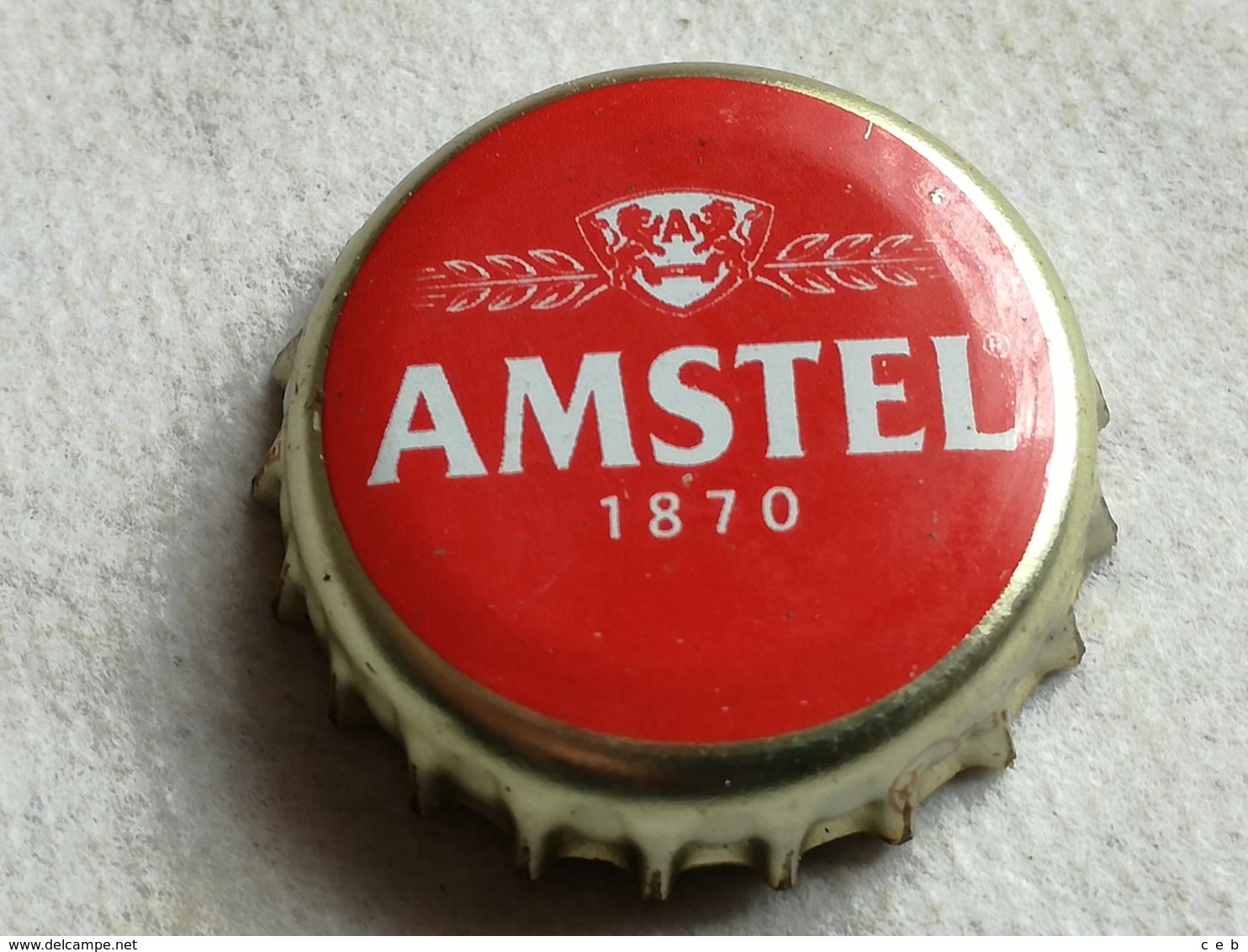 Chapa Kronkorken Cap Tappi Cerveza Amstel 1870. Amsterdam, Holanda - Cerveza